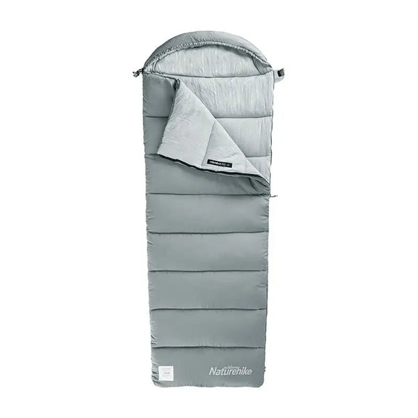 Sac de couchage synthétique Naturehike confort 12°C Gris