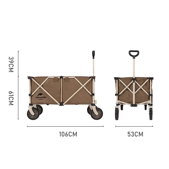 Naturehike Chariot de camping pliable - Capacité 193 l vue 3