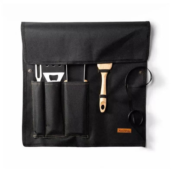 Naturehike Set d'outils pour barbecue - Acier inoxydable et bois vue 2