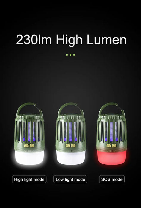 Lanterne de camping Naturehike - rechargeable par USB avec répulsif anti-moustiques vue 4