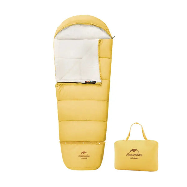 Sac de couchage pour enfants Naturehike confort 12°C Jaune