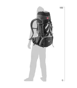 Naturehike trekking, sac à dos de randonnée système de suspension indépendant pour réduire la pression de portage 70 l vue 2
