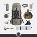 Naturehike trekking, sac à dos de randonnée système de suspension indépendant pour réduire la pression de portage 70 l vue 3