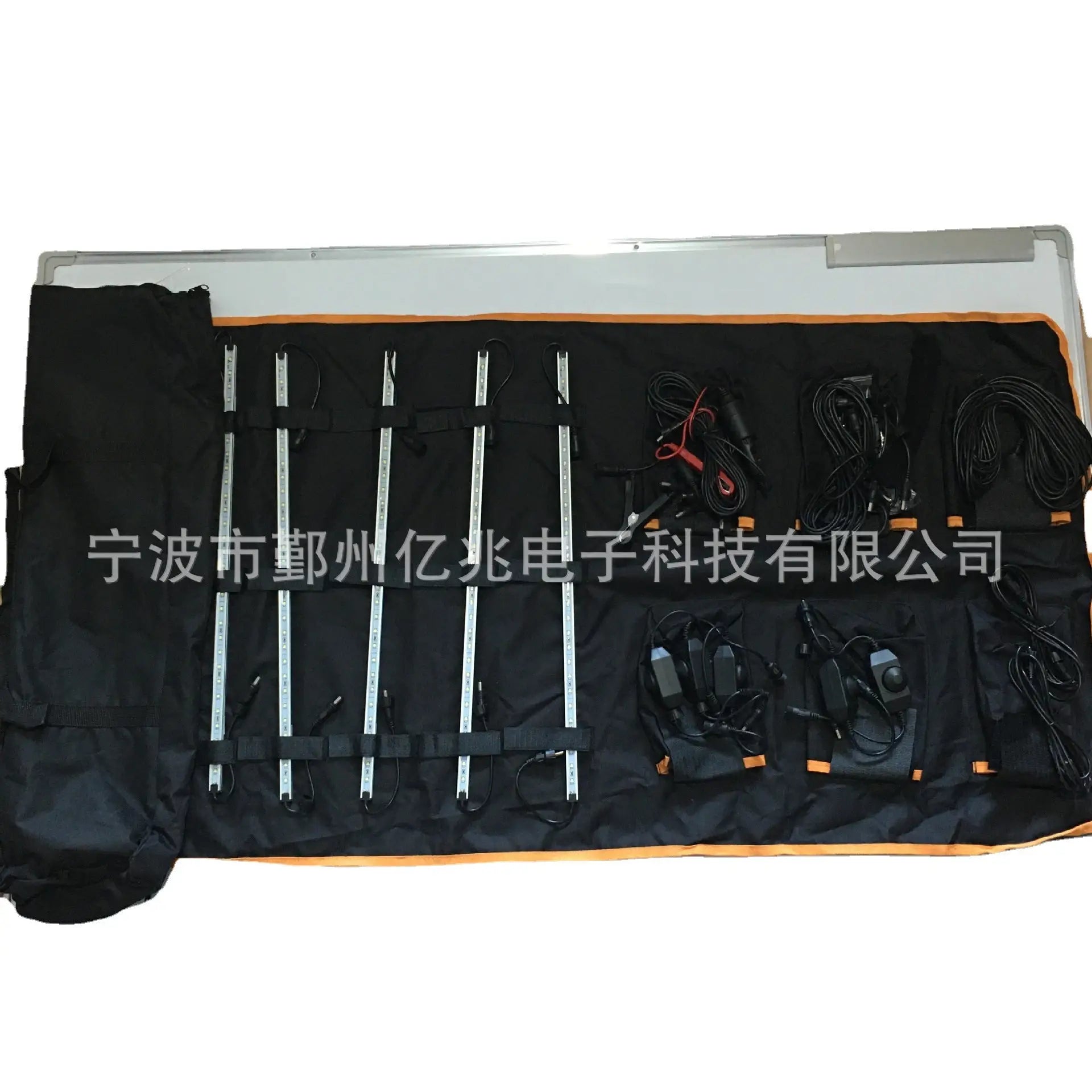 LED Aluminum Strip Light Bar 5 Piece Set Monochrome White Light Tent Light Set Camping Style Light