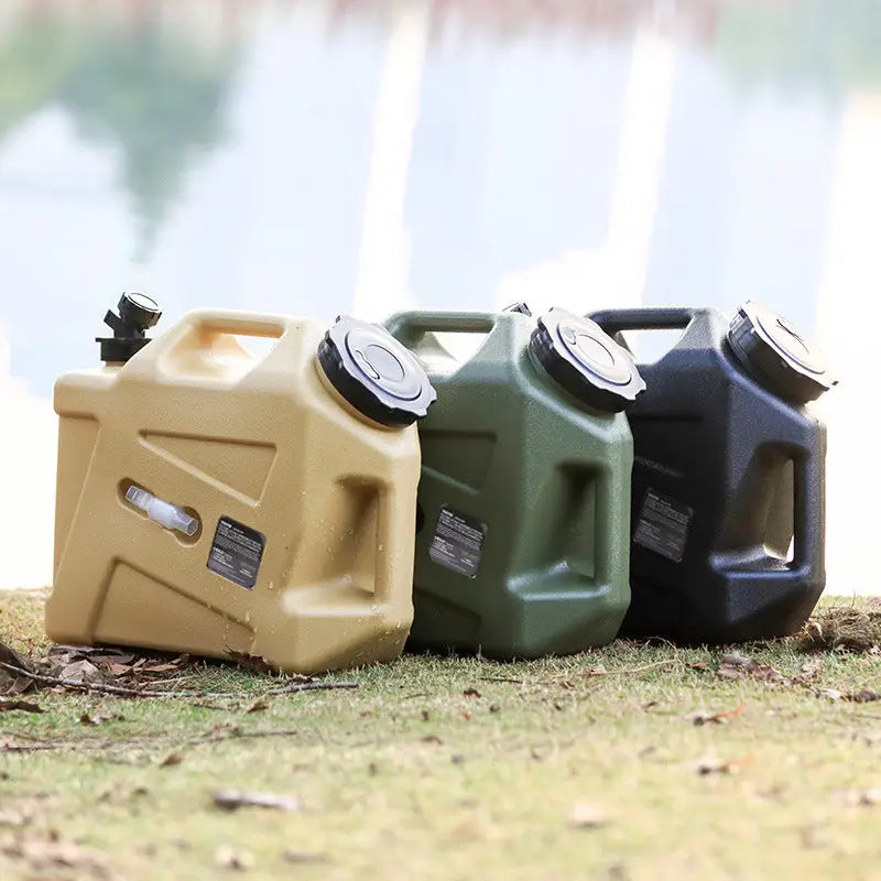 Outdoor Camping Water Storage Bucket Household Large Capacity Water Storage Tank Car Food Grade Plastic Bucket With Faucet Drinking Bucket