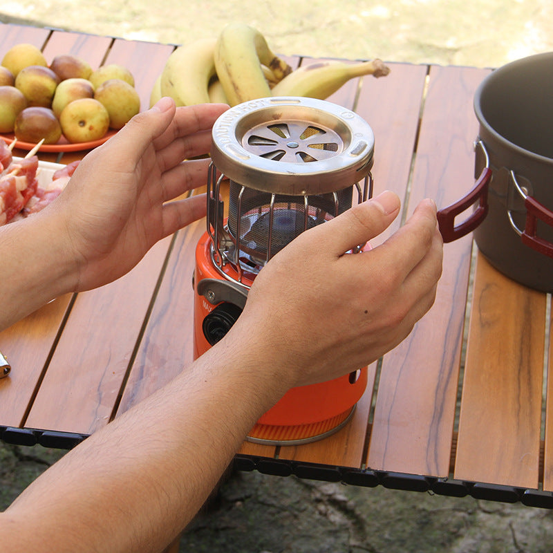 Mini chauffage de camping portable 2000W – Réchaud à gaz LPG multifonction