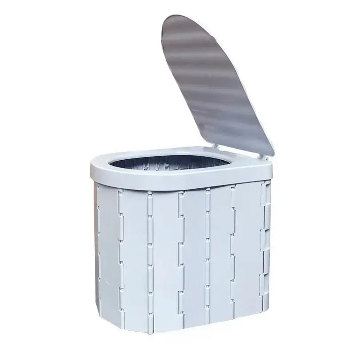 Toilette pliante portable et odorifuge pour adultes et enfants, toilette d'urgence à utiliser en voyage, siège de toilette en une seule pièce pour voiture.