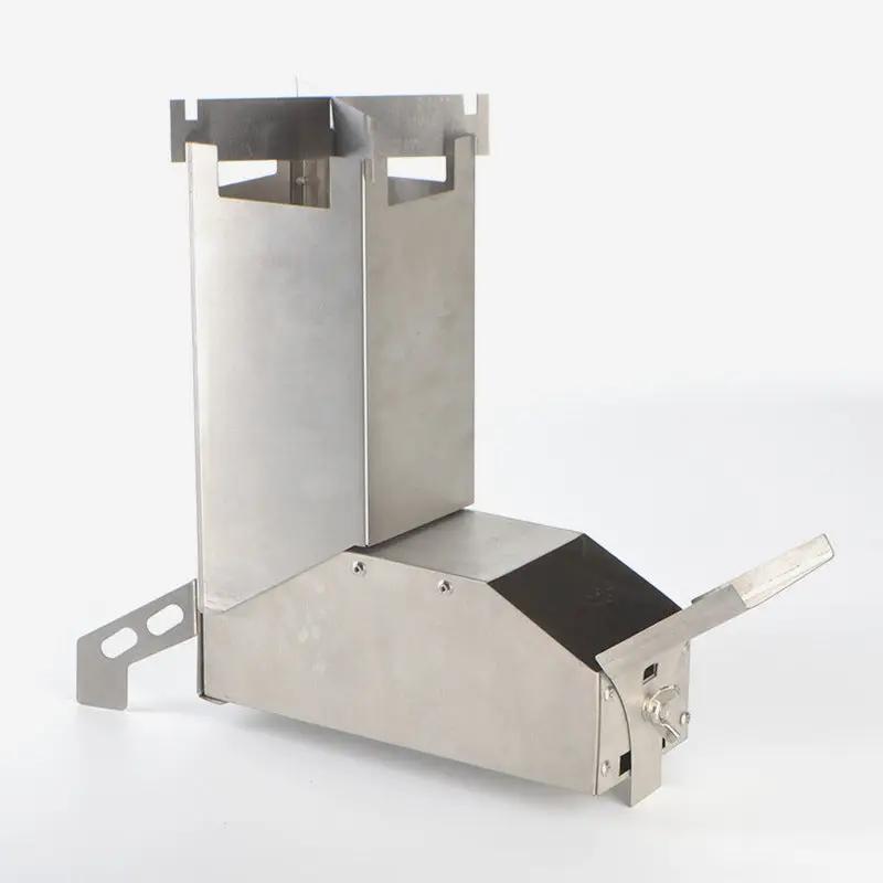 Poêle à bois pliable pour la cuisine en plein air camping