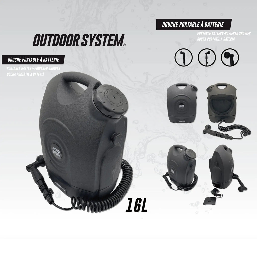 Douche portable électrique 16L Outdoor System