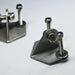 Plaques de Fixation Échelle pour Tente de Toit - Set 2 Pièces Acier Inox Universel