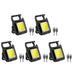 Ensemble de cinq mini lampes de poche LED ultrapuissantes avec câbles USB, compactes et puissantes, idéales pour les aventures nocturnes.