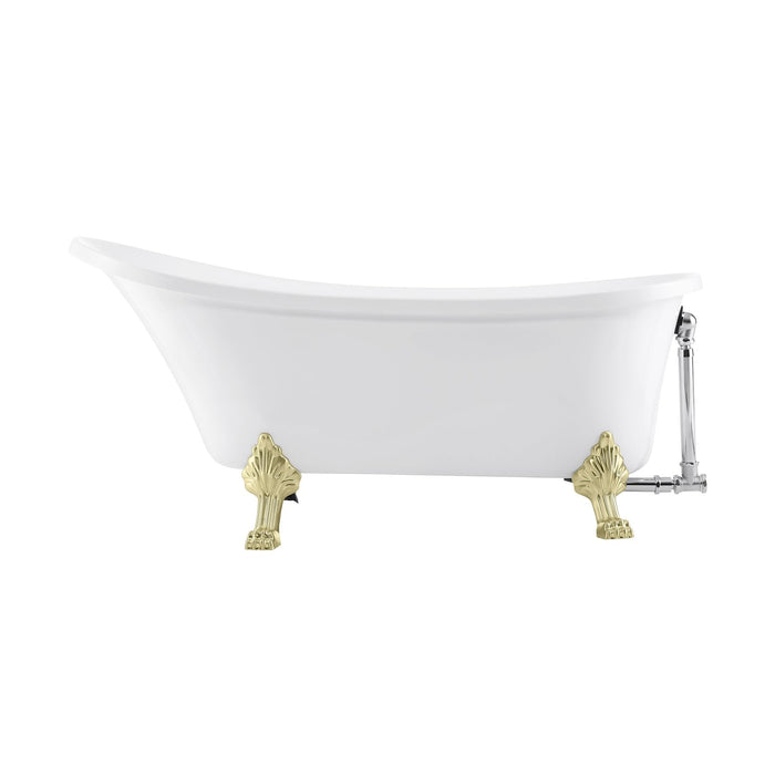 Swiss Madison Caché Single Acrylic Bathtub SM-FB585CBG