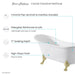 Swiss Madison Caché Single Acrylic Bathtub SM-FB585CBG