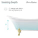 Swiss Madison Caché Single Acrylic Bathtub SM-FB585CBG