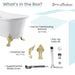 Swiss Madison Caché Single Acrylic Bathtub SM-FB585CBG