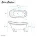 Swiss Madison Caché Single Acrylic Bathtub SM-FB585CBG