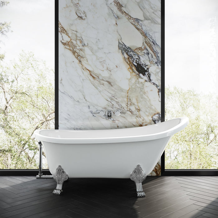 Swiss Madison Caché Single Acrylic Bathtub SM-FB585CBG