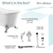 Swiss Madison Caché Single Acrylic Bathtub SM-FB585CBG
