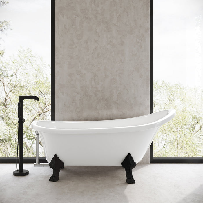 Swiss Madison Caché Single Acrylic Bathtub SM-FB585CBG