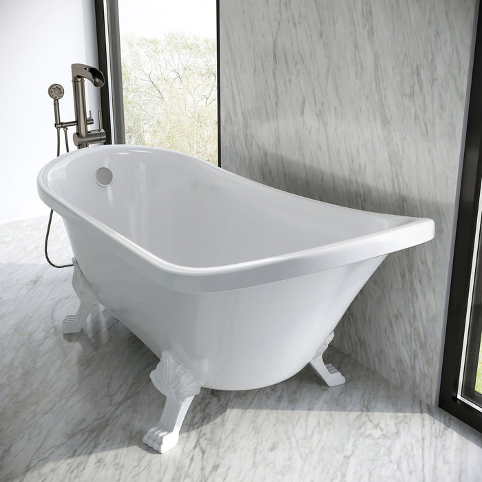 Swiss Madison Caché Single Acrylic Bathtub SM-FB585CBG
