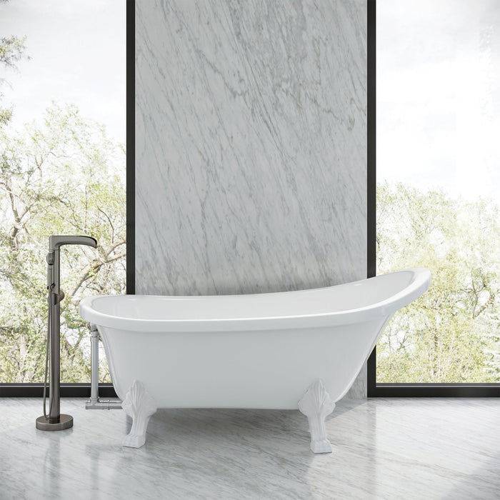 Swiss Madison Caché Single Acrylic Bathtub SM-FB585CBG