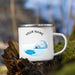 Tasses de camping en émail personnalisées avec nom personnalisé, tasses de camping, aventure, fête au feu de camp, bière, tasse à café, poignée, cadeaux normalisés pour camping-car woodyscamp