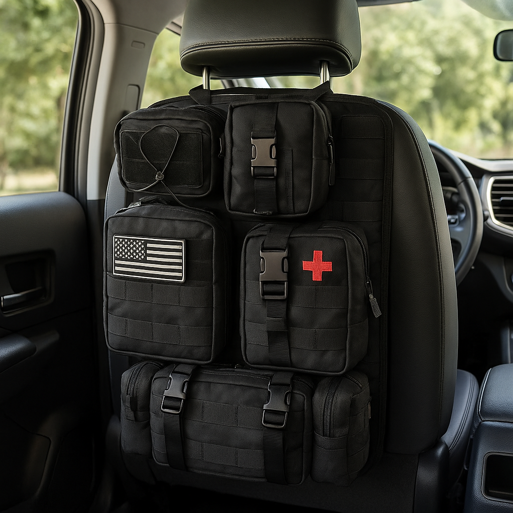 Sac de rangement pour siège arrière de voiture - Kit 6 Pièces tente-de-toit.Shop