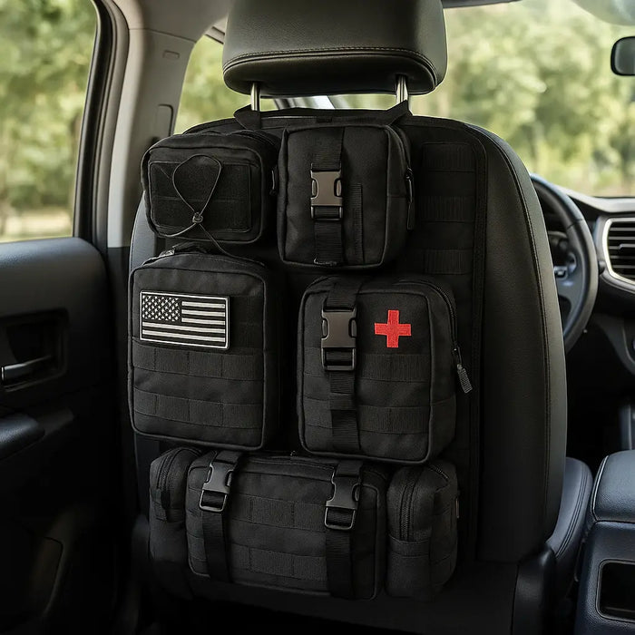 Sac de rangement pour siège arrière de voiture - Kit 6 Pièces tente-de-toit.Shop