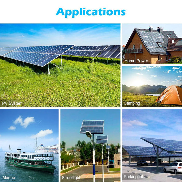 SunGoldPower 370W Mono Black Solar Panel SG-370WMB