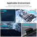 SunGoldPower 500 Watt Mono Black PERC Solar Panel SG-500WM