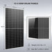 SunGoldPower Off Grid Solar Kit 12 X 550 Watts Solar Panels 25.6KWH Lithium Battery 10KW Solar Inverter 48VDC 120V/240V SGR-10K25S