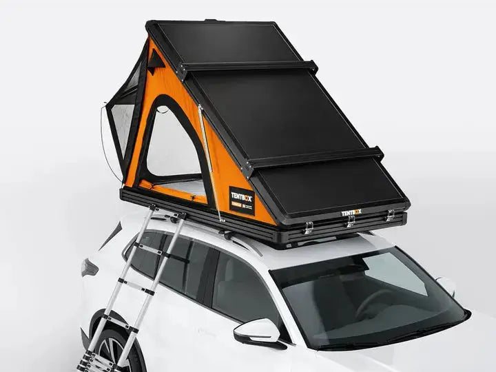 TentBox Cargo 2. 0–Tente de toit rigide automatique ultra robuste avec rails accessoires Tentbox
