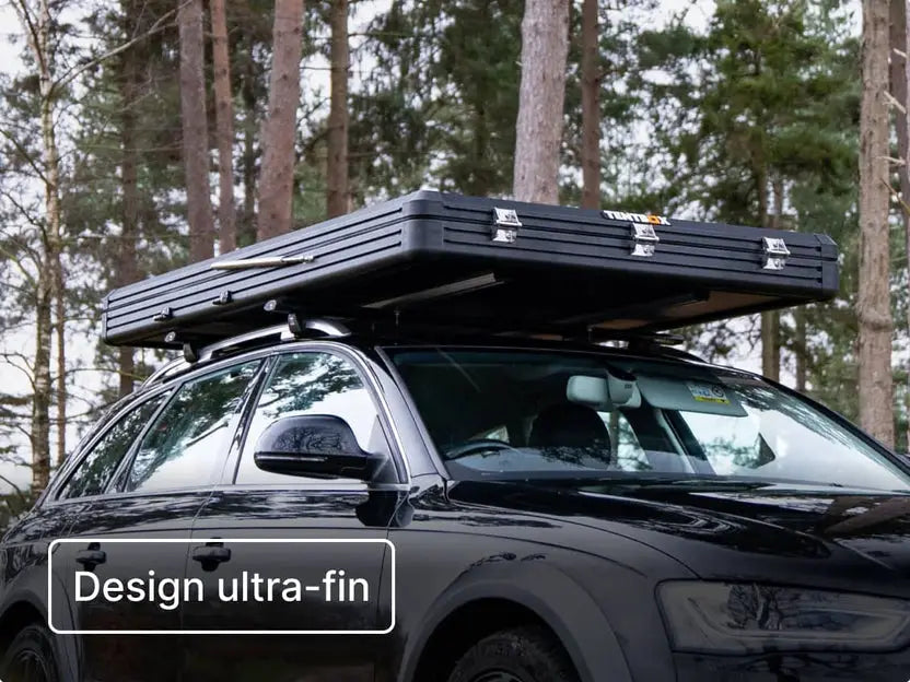 TentBox Cargo 2. 0–Tente de toit rigide automatique ultra robuste avec rails accessoires Tentbox