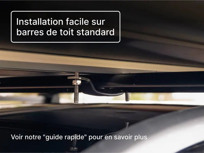 TentBox Cargo 2. 0–Tente de toit rigide automatique ultra robuste avec rails accessoires Tentbox