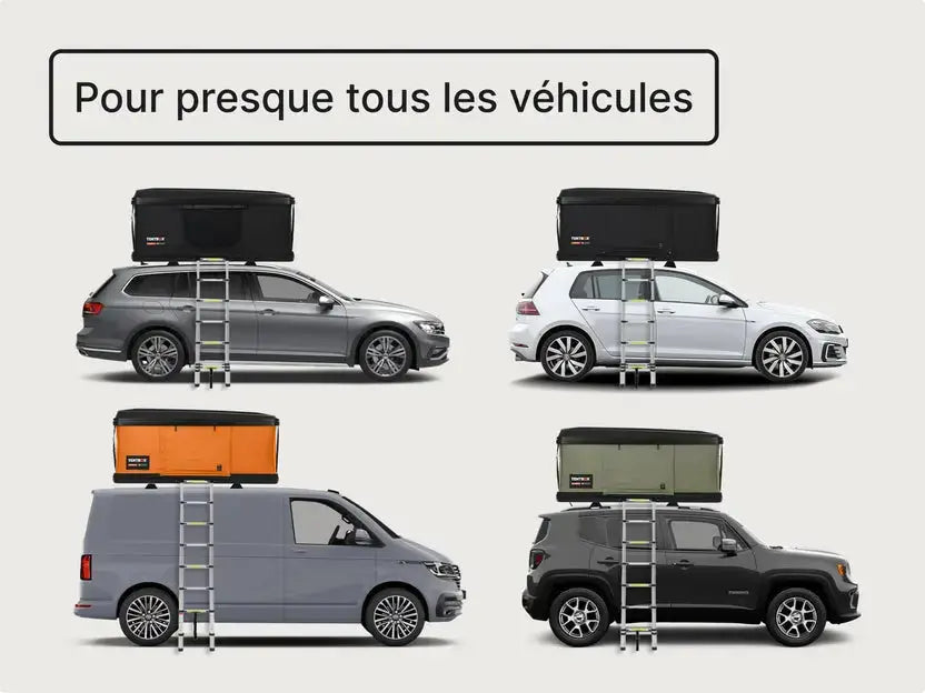 TentBox Classic 2. 0–Tente de toit rigide automatique 2 personnes Tentbox