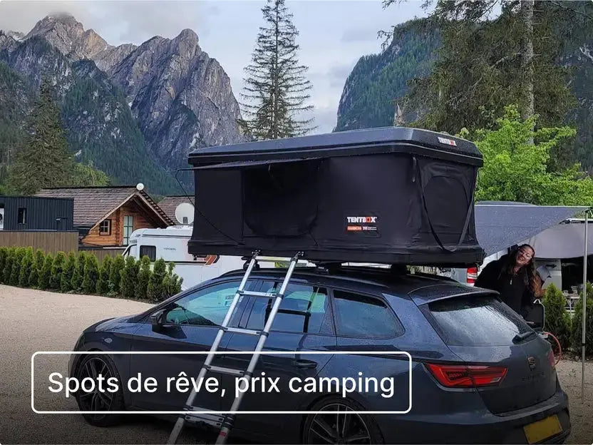 TentBox Classic 2. 0–Tente de toit rigide automatique 2 personnes Tentbox