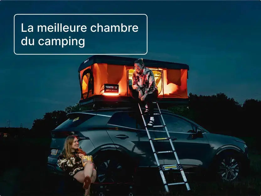 TentBox Classic 2. 0–Tente de toit rigide automatique 2 personnes Tentbox
