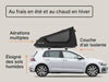 TentBox GO–Tente de toit ultra légère 2 personnes, installation 60 secondes Tentbox