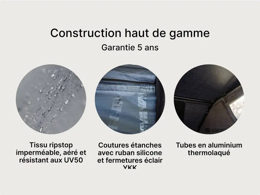 TentBox GO–Tente de toit ultra légère 2 personnes, installation 60 secondes Tentbox