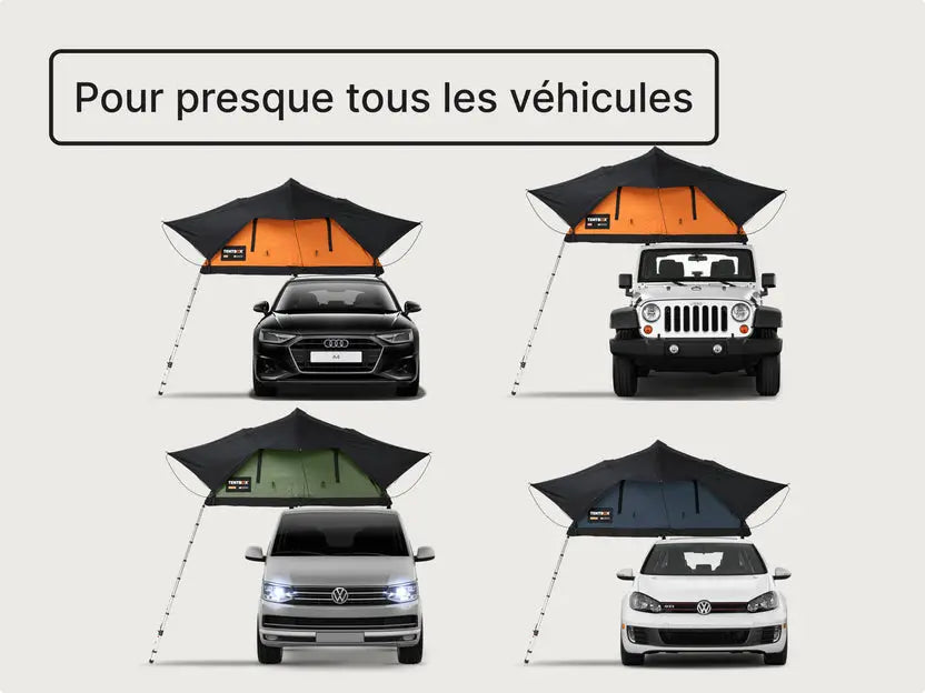 TentBox Lite 2.0 – Tente de toit souple 2 personnes Tentbox
