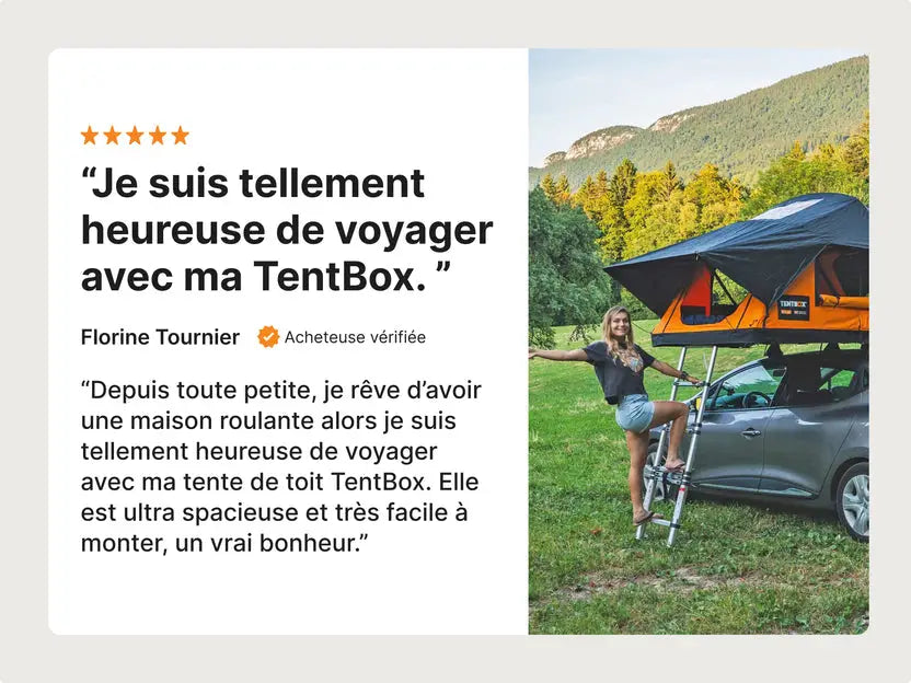 TentBox Lite 2.0 – Tente de toit souple 2 personnes Tentbox