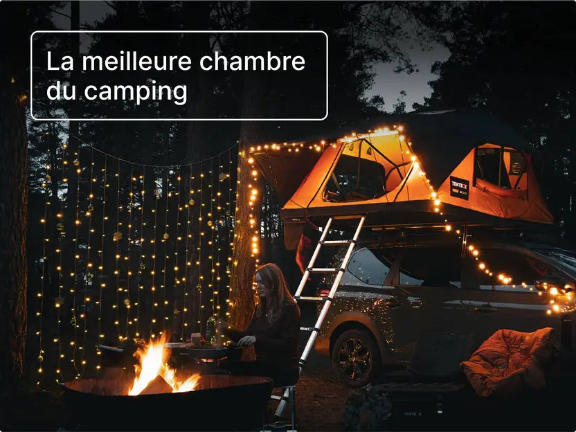 TentBox Lite XL – Tente de toit souple 4/5 personnes 190cm Tentbox