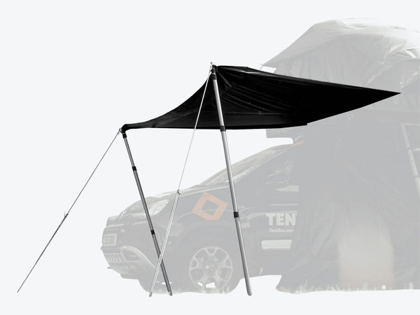 Pieds télescopiques TentBox 2 pièces mode aile auvent camping vanlife