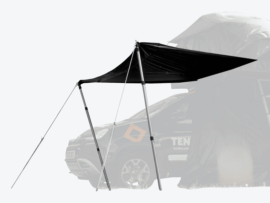 Pieds télescopiques TentBox 2 pièces mode aile auvent camping vanlife