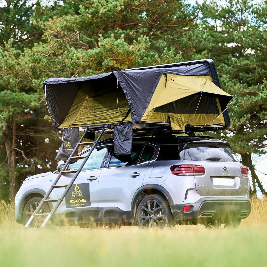 Tente de Toit Coque Rigide Famille XL 4/5 Places – Lexagones
