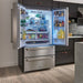 Thor Kitchen 36" Professional French Door Refrigerator with Freezer Drawers TRF3602