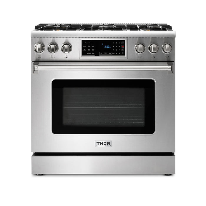 Thor Kitchen 36" Tilt Panel Professional Gas Range TRG3601