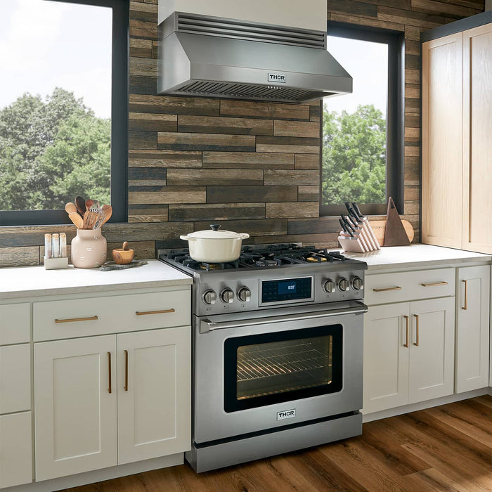 Thor Kitchen 36" Tilt Panel Professional Gas Range TRG3601