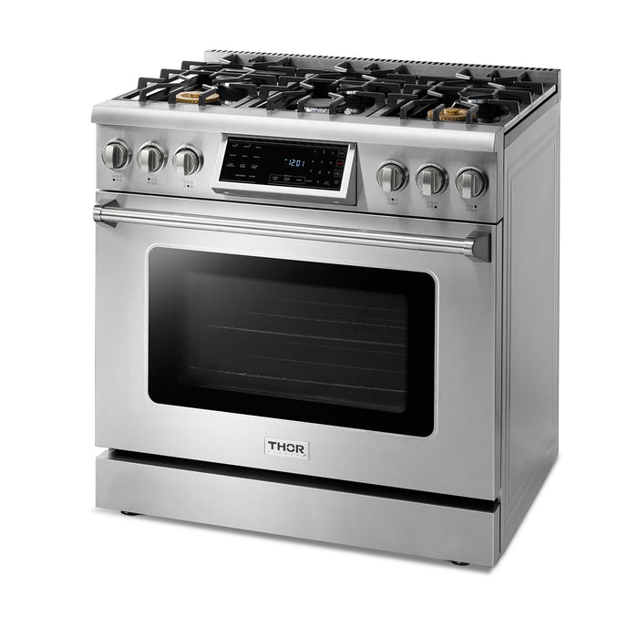 Thor Kitchen 36" Tilt Panel Professional Gas Range TRG3601