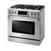 Thor Kitchen 36" Tilt Panel Professional Gas Range TRG3601